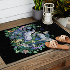 Unicorns Magical Rose Garden Outdoor Rug Gallery Image 2