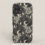 Jackalope - black and cream  iPhone Case Gallery Image 1