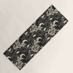 Jackalope - black and cream  Yoga Mat Gallery Image 1