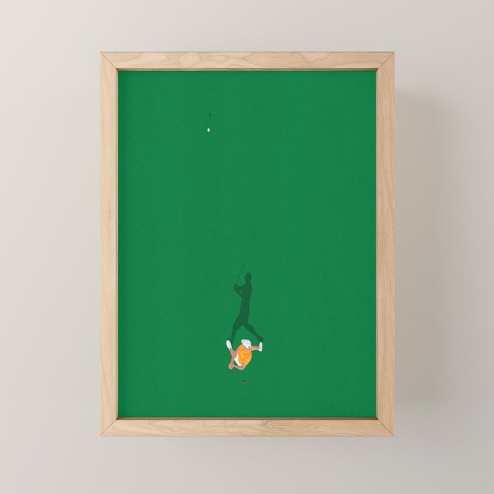 Golfing  Mini Art Print Gallery Image 1