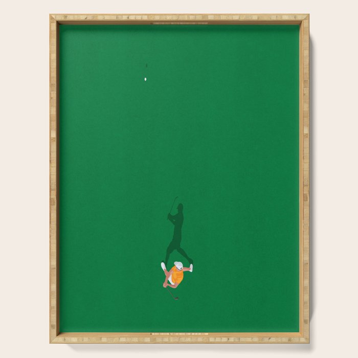 Golfing  Serving Tray Gallery Image 1
