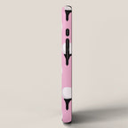 Golf Ball & Tee Pattern (Pink) iPhone Case Gallery Image 2