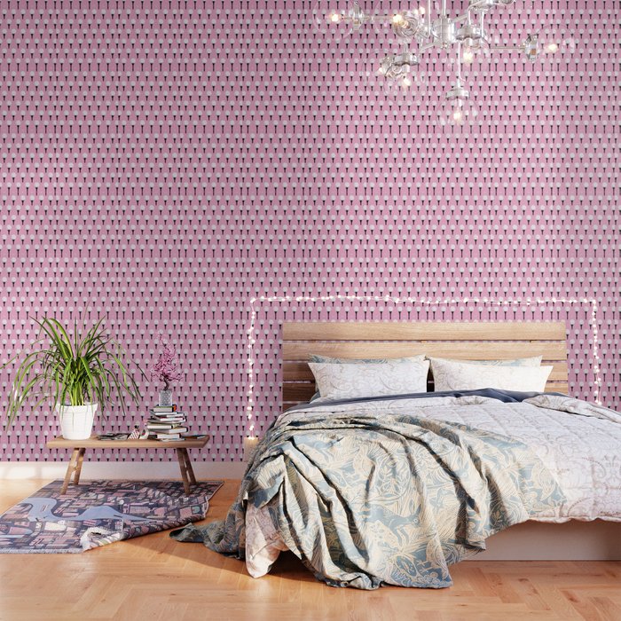 Golf Ball & Tee Pattern (Pink) Wallpaper Gallery Image 3