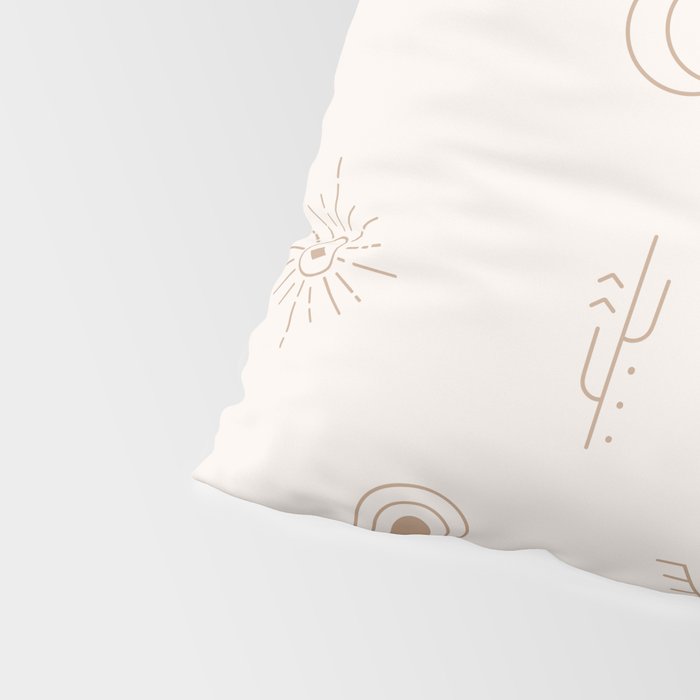 Bohemian Desert Neutrals Pillow Sham Gallery Image 4