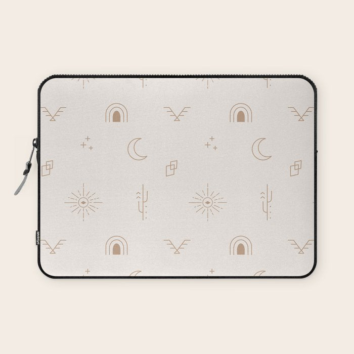 Bohemian Desert Neutrals Laptop Sleeve Gallery Image 1