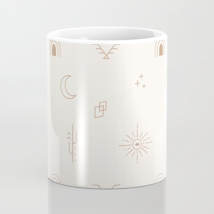 Bohemian Desert Neutrals Coffee Mug Gallery Image 4