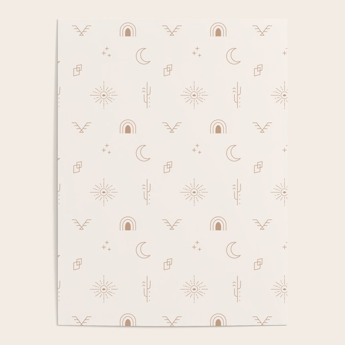 Bohemian Desert Neutrals Poster Gallery Image 4