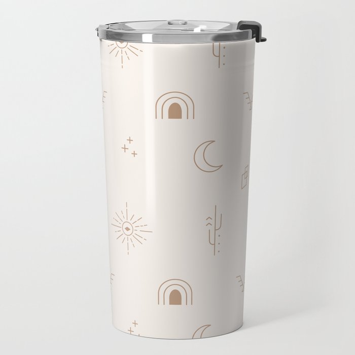 Bohemian Desert Neutrals Travel Mug Gallery Image 2
