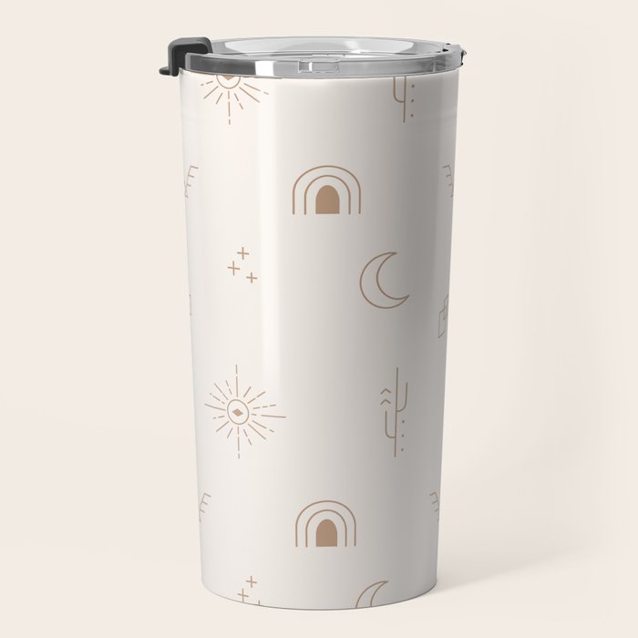 Bohemian Desert Neutrals Travel Mug Gallery Image 3