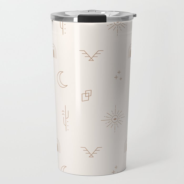 Bohemian Desert Neutrals Travel Mug Gallery Image 1