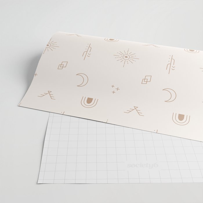Bohemian Desert Neutrals Wrapping Paper Gallery Image 2
