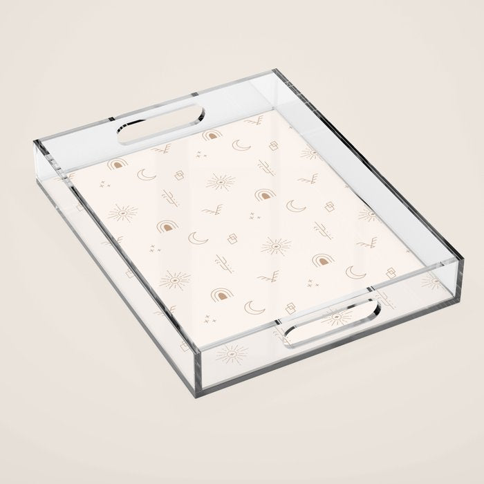Bohemian Desert Neutrals Acrylic Tray Gallery Image 1