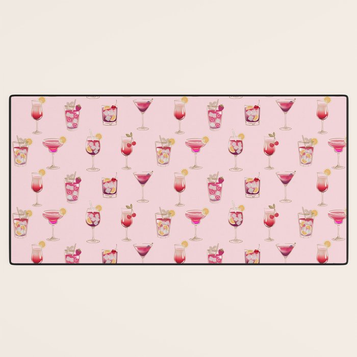 Glam Cocktails Theme Desk Mat Gallery Image 3