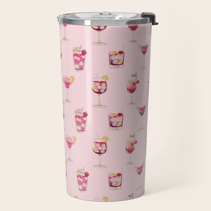 Glam Cocktails Theme Travel Mug Gallery Image 2
