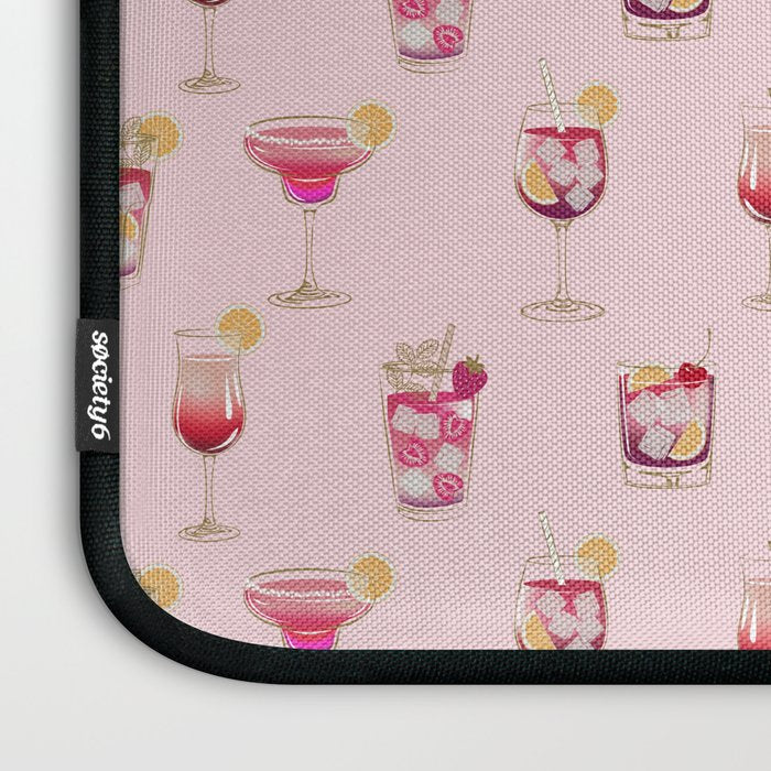Glam Cocktails Theme Laptop Sleeve Gallery Image 3