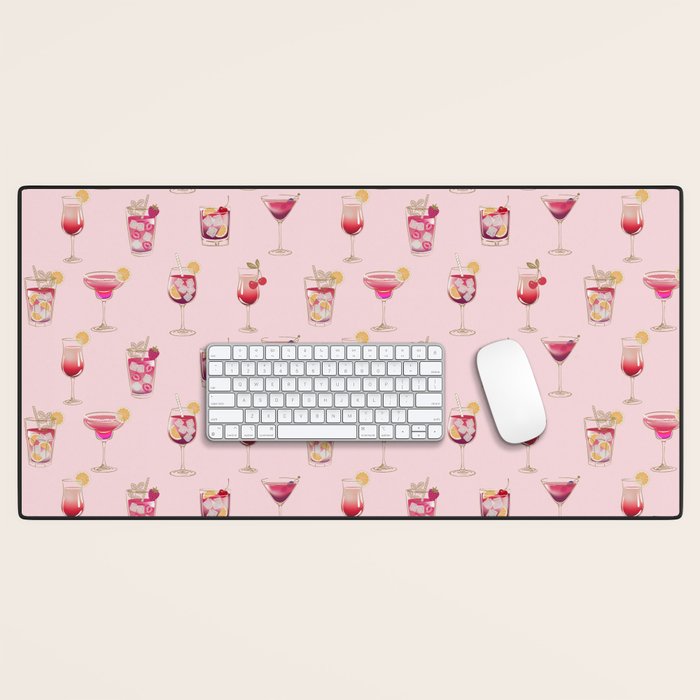 Glam Cocktails Theme Desk Mat Gallery Image 1