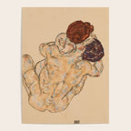 Egon Schiele "Mann und Frau, Umarmung" Poster Gallery Image 4