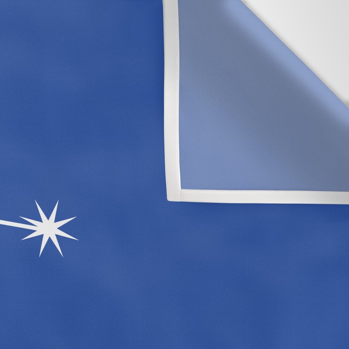 Gemini Zodiac Star Constellation Line Art Vibrant Blue Wall Tapestry Gallery Image 3