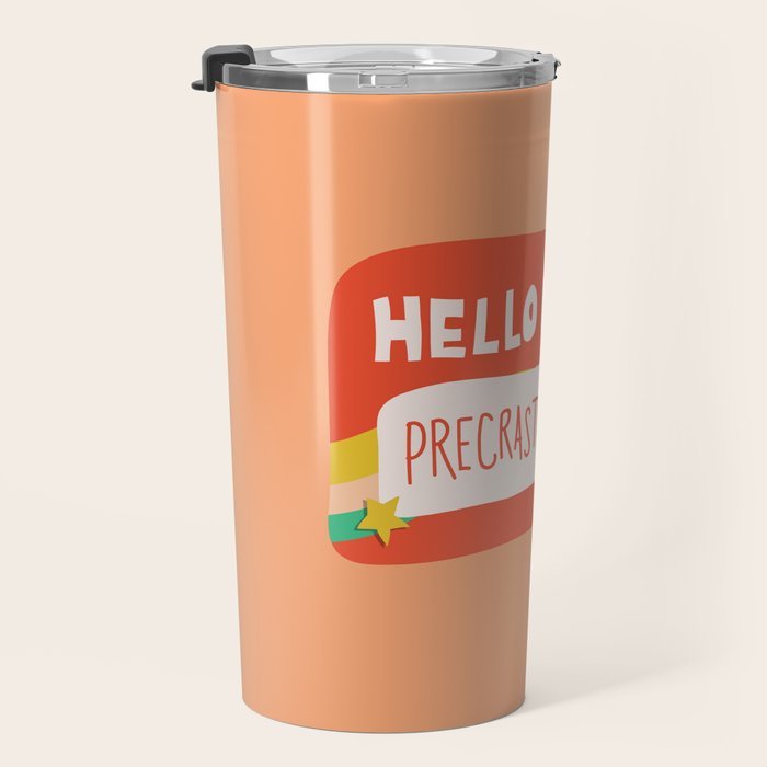 Hello I am a Precrastinator Travel Mug Gallery Image 3