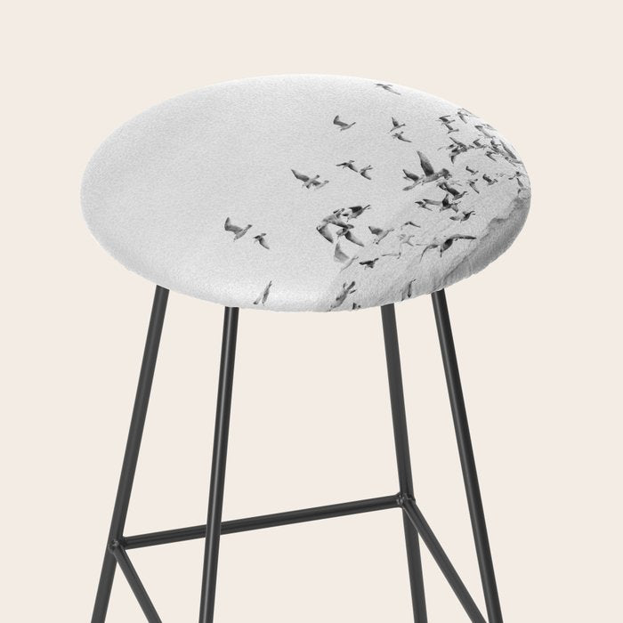 "Seagulls" | Coastal black and white photo | Film photography | Beach Stool Gallery Image 2