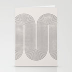 Mid-Century Modern No.28 - Woodblock Print Stationery Card Gallery Image 2