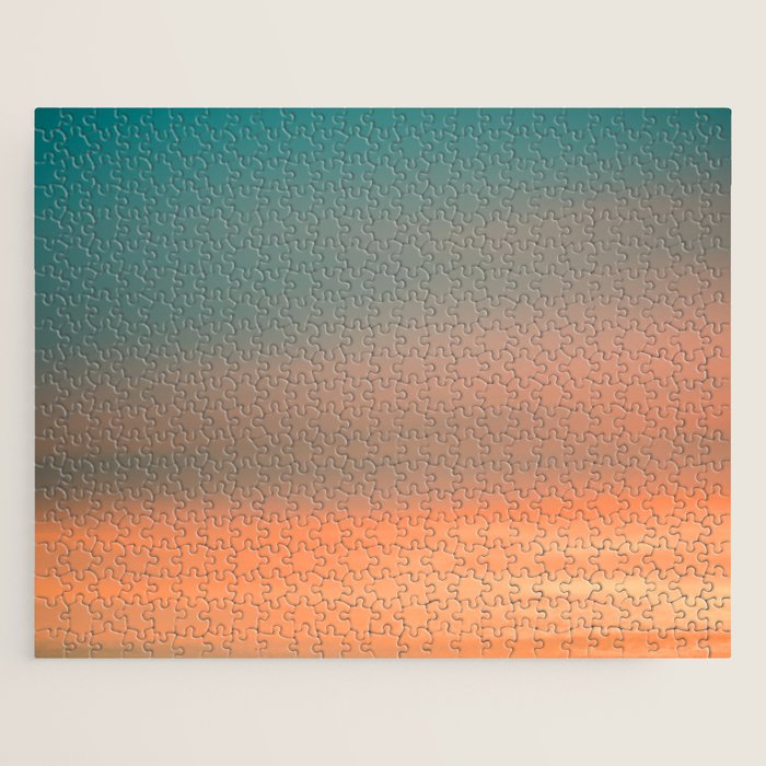 Colorful sunrise II | Wanderlust fine art print photography | Sunset sky | landscape Jigsaw Puzzle Gallery Image 1