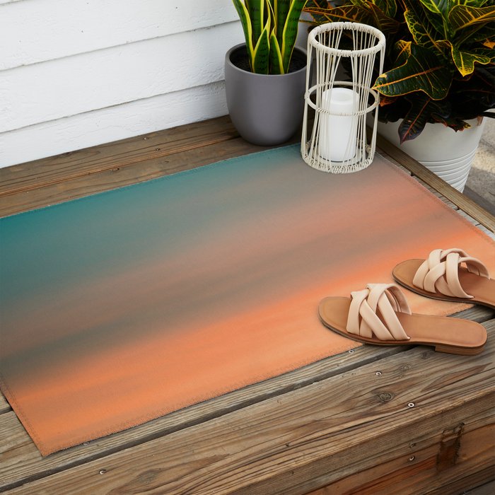 Colorful sunrise II | Wanderlust fine art print photography | Sunset sky | landscape Outdoor Rug Gallery Image 2
