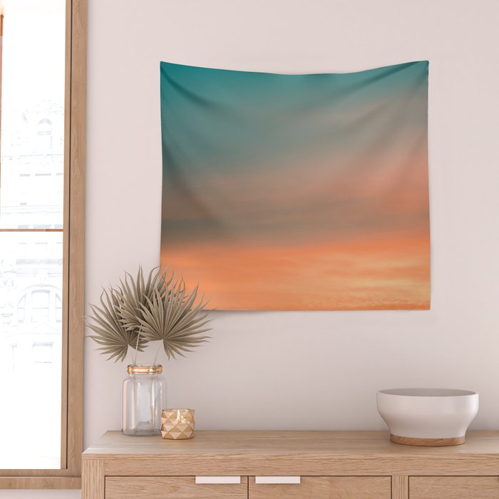 Colorful sunrise II | Wanderlust fine art print photography | Sunset sky | landscape Wall Tapestry Gallery Image 2