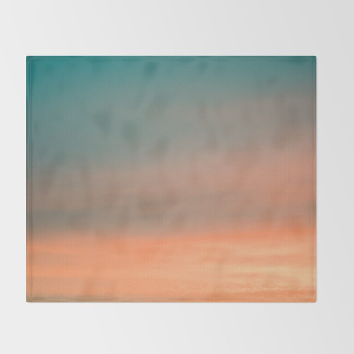 Colorful sunrise II | Wanderlust fine art print photography | Sunset sky | landscape Throw Blanket Gallery Image 2
