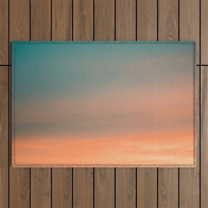 Colorful sunrise II | Wanderlust fine art print photography | Sunset sky | landscape Outdoor Rug Gallery Image 1