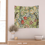 Modern poster-William Morris-Vegetable print 4. Wall Tapestry Gallery Image 2