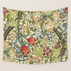 Modern poster-William Morris-Vegetable print 4. Wall Tapestry Gallery Image 4