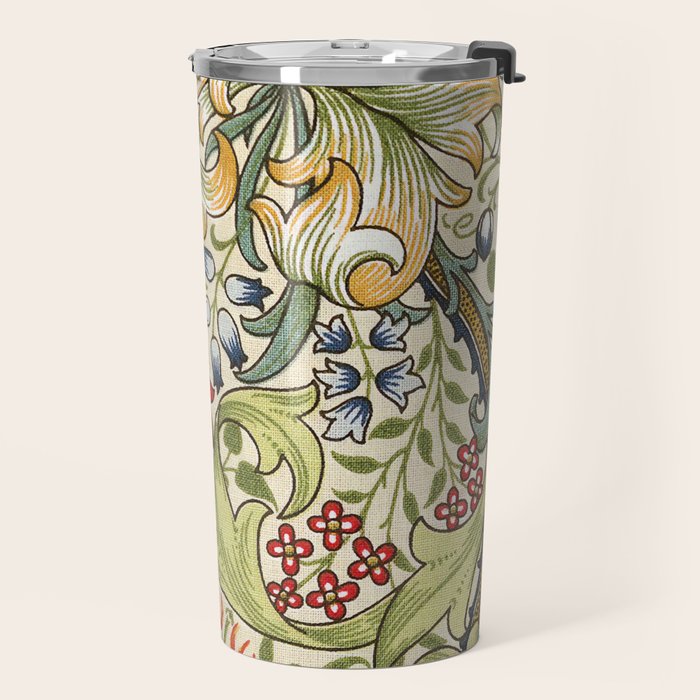 Modern poster-William Morris-Vegetable print 4. Travel Mug Gallery Image 2