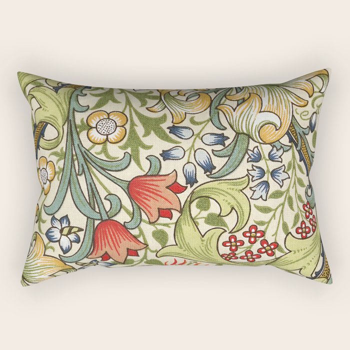 Modern poster-William Morris-Vegetable print 4. Rectangular Pillow Gallery Image 2