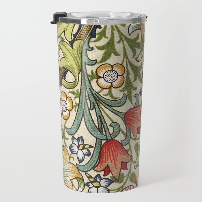 Modern poster-William Morris-Vegetable print 4. Travel Mug Gallery Image 3