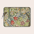 Modern poster-William Morris-Vegetable print 4. Laptop Sleeve Gallery Image 1