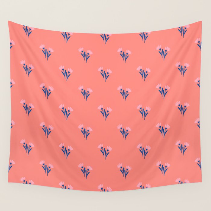 Ditsy floral pattern Wall Tapestry Gallery Image 1