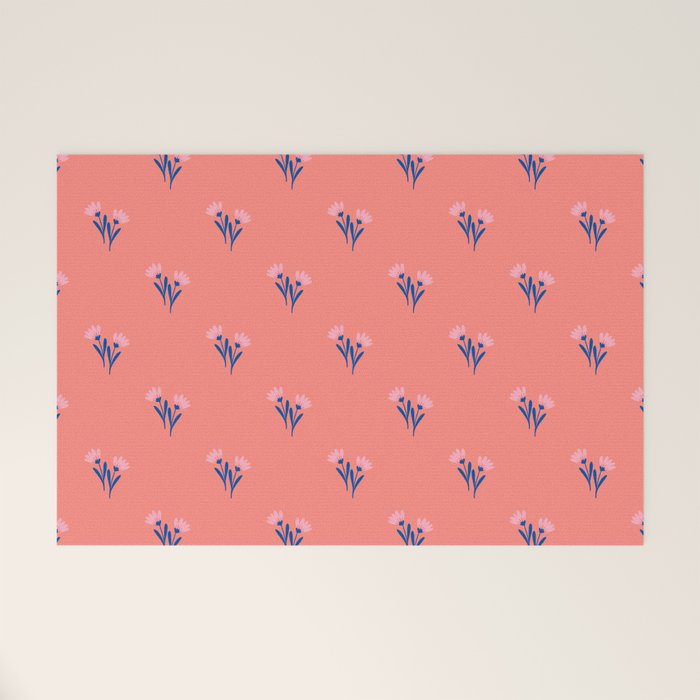 Ditsy floral pattern Welcome Mat Gallery Image 1