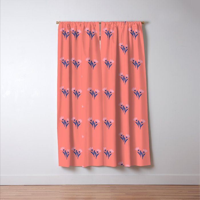 Ditsy floral pattern Window Curtain Gallery Image 3