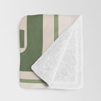 Organic Contemporary Modern Shapes 03 Throw Blanket Gallery Image 3