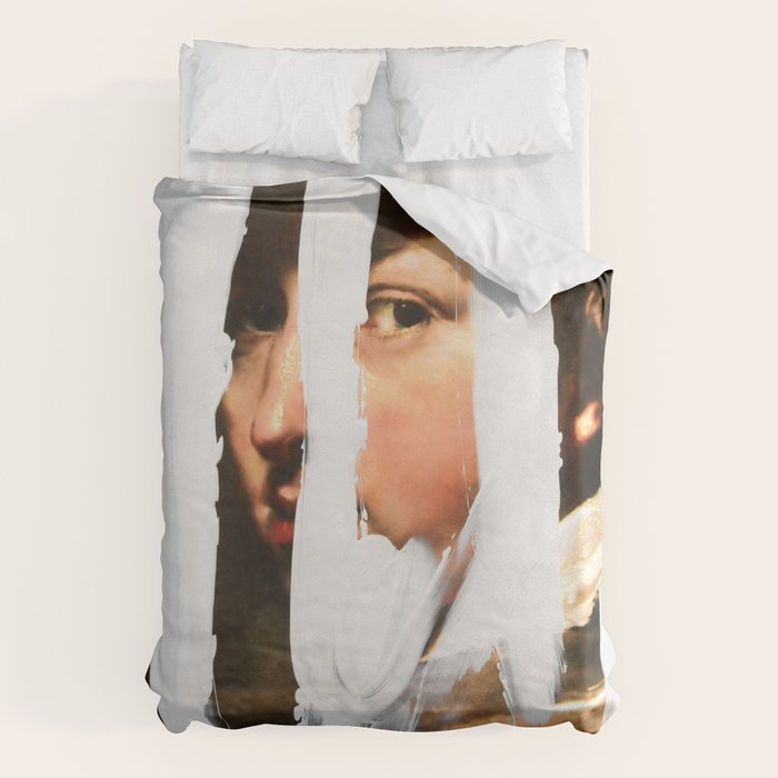 Untitled (Finger Paint 2) Duvet Cover Gallery Image 6