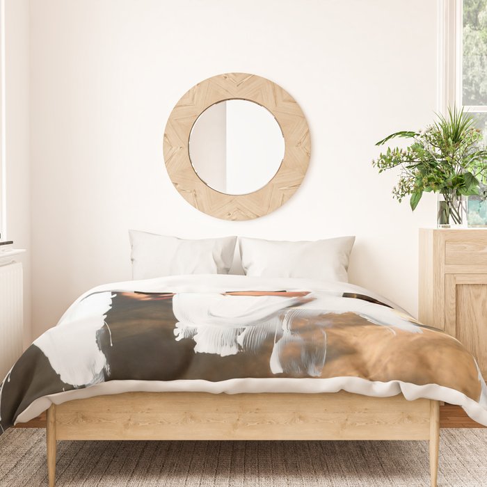 Untitled (Finger Paint 2) Duvet Cover Gallery Image 3