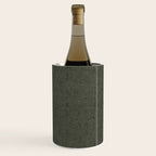 boho triangle stripes - olive green Wine Chiller Gallery Image 3