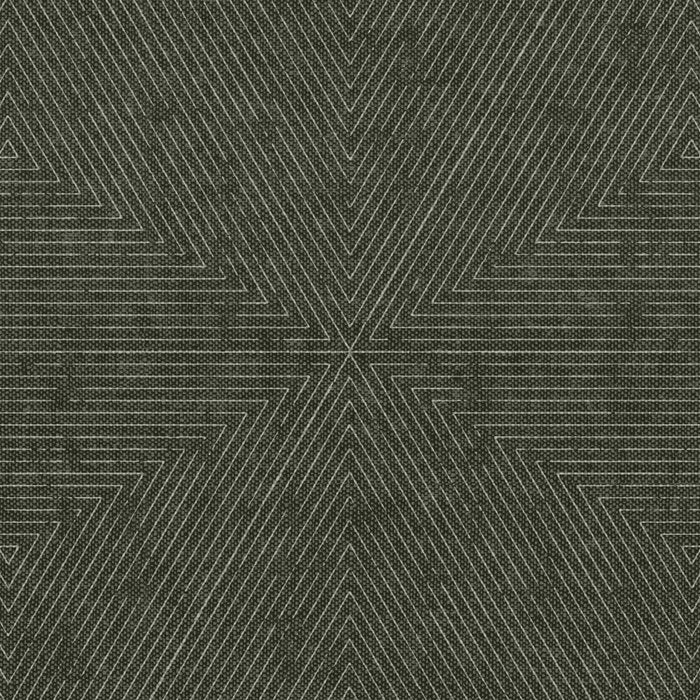 boho triangle stripes - olive green Coffee Mug Gallery Image 2
