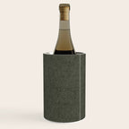 boho triangle stripes - olive green Wine Chiller Gallery Image 1
