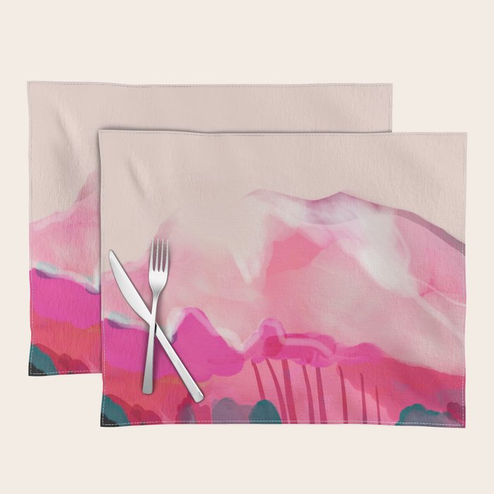 pink mountain Placemat Gallery Image 1