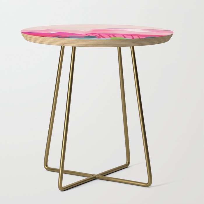 pink mountain Side Table Gallery Image 1