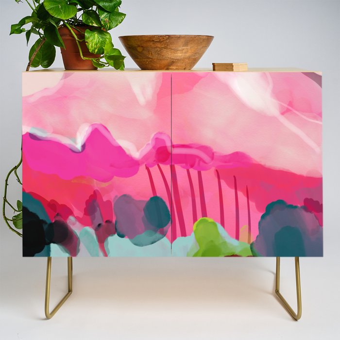 pink mountain Credenza Gallery Image 1