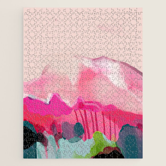 pink mountain Jigsaw Puzzle Gallery Image 1