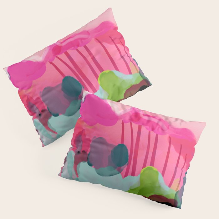 pink mountain Pillow Sham Gallery Image 3